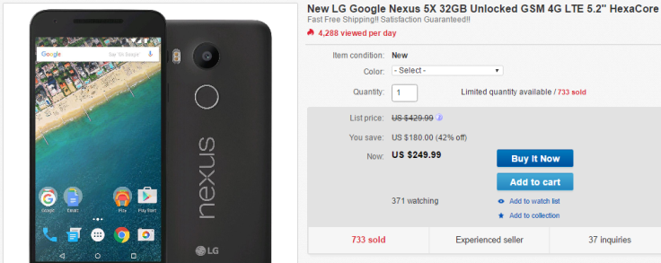 ebay Nexus 5X