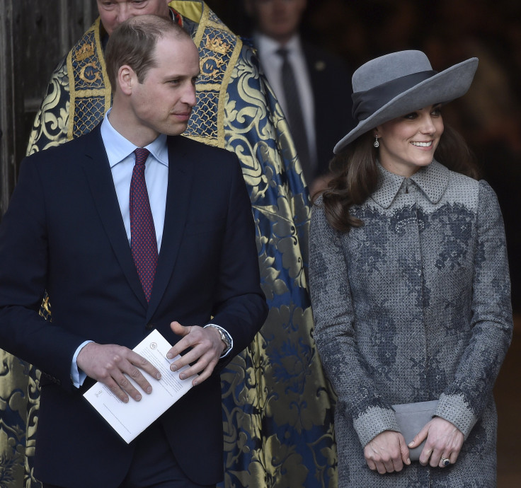 Britain's Prince William and his wife Catherine