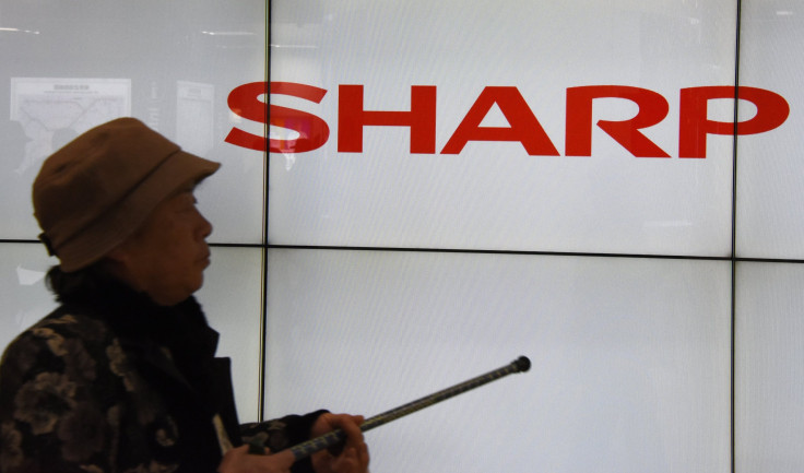 Sharp Logo, Tokyo, Feb. 26, 2016