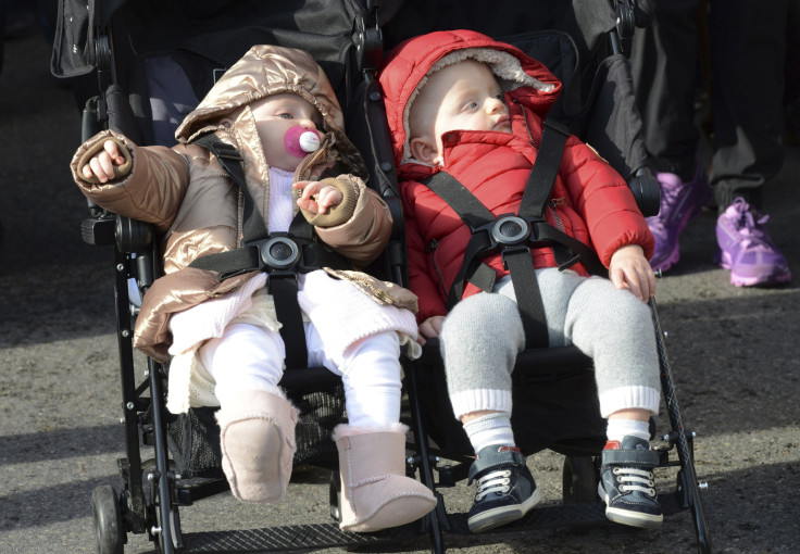 Twins Prince Jacques and Princess Gabriella of Monaco