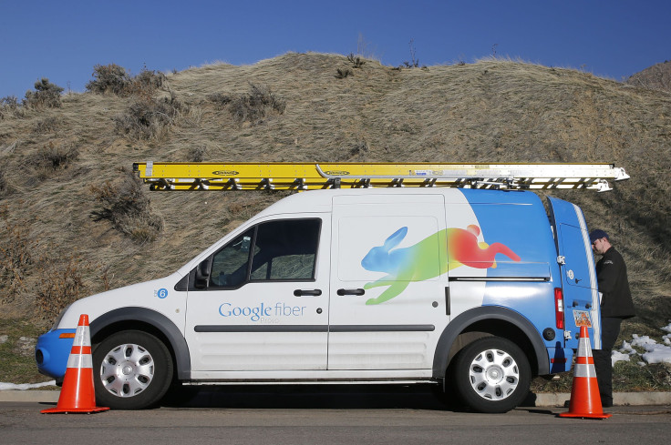 Google Fiber truck