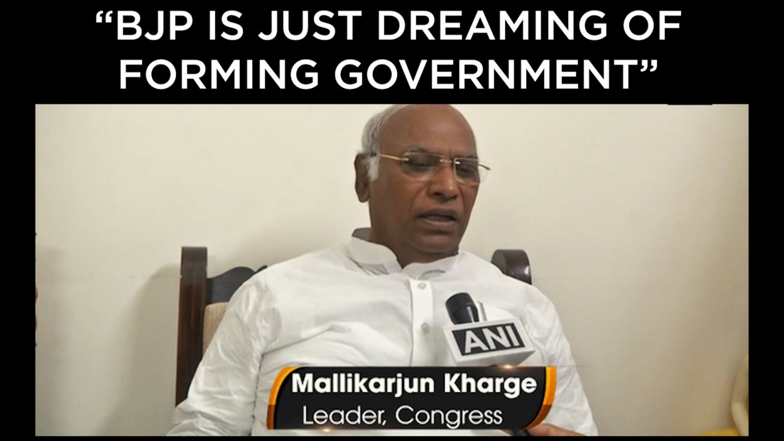 BJP is just dreaming of forming the government says Congress leader Mallikarjun Kharge