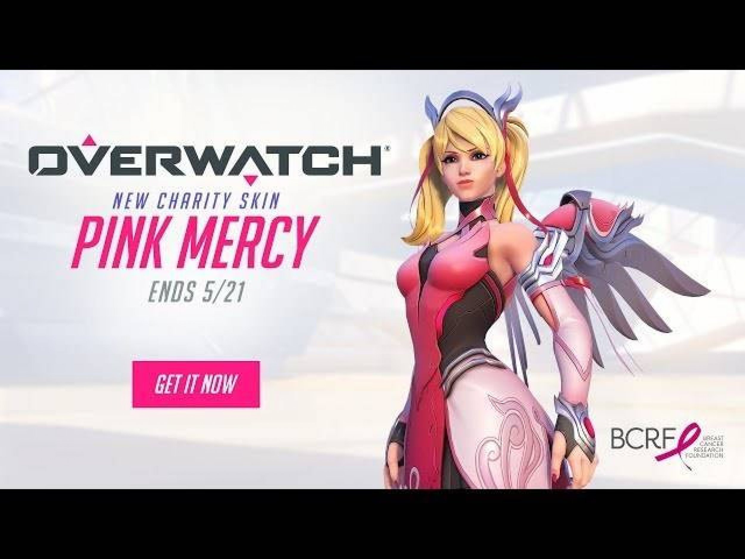 NOW AVAILABLE Pink Mercy  Support BCRF  Overwatch