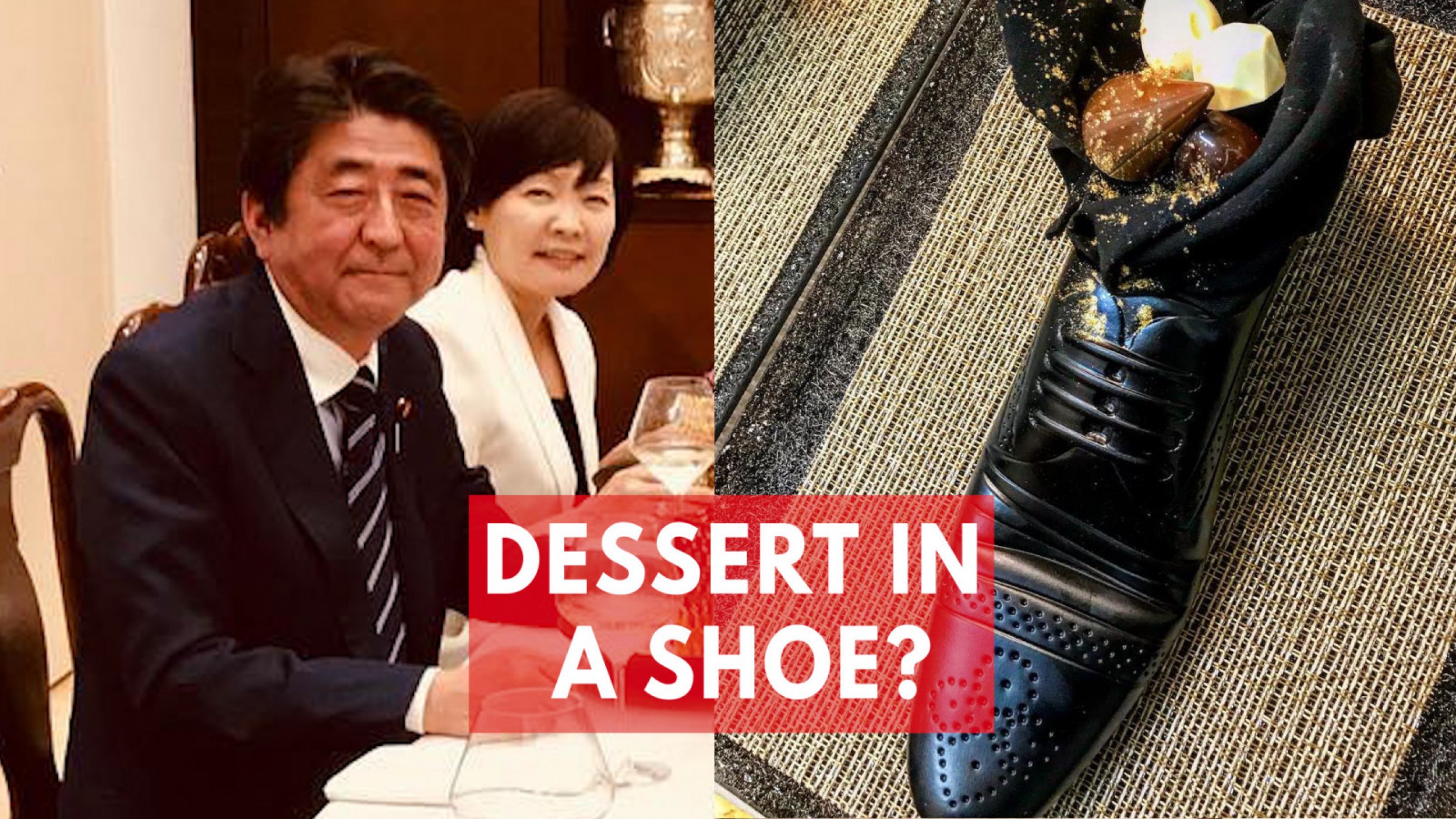 Israels Shoe Dessert For Japan PM Shinzo Abe Causes Outrage
