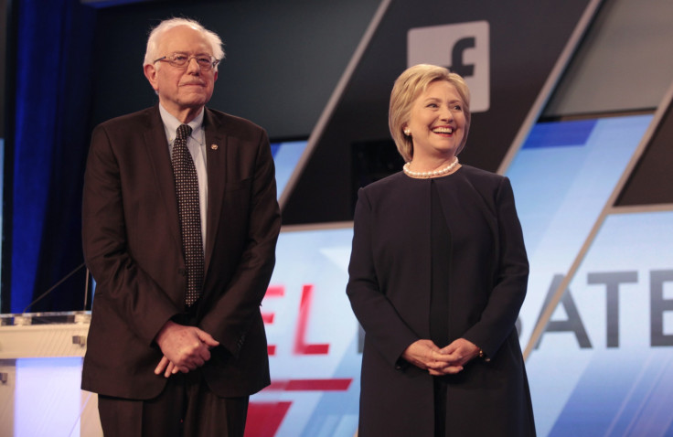 Bernie Sanders and Hillary Clinton