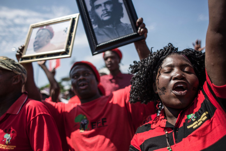 South Africa opposition protesters