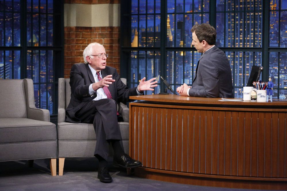 Bernie Sanders Defends Hillary Clinton ‘unqualified Statement To Seth Meyers Video Ibtimes 