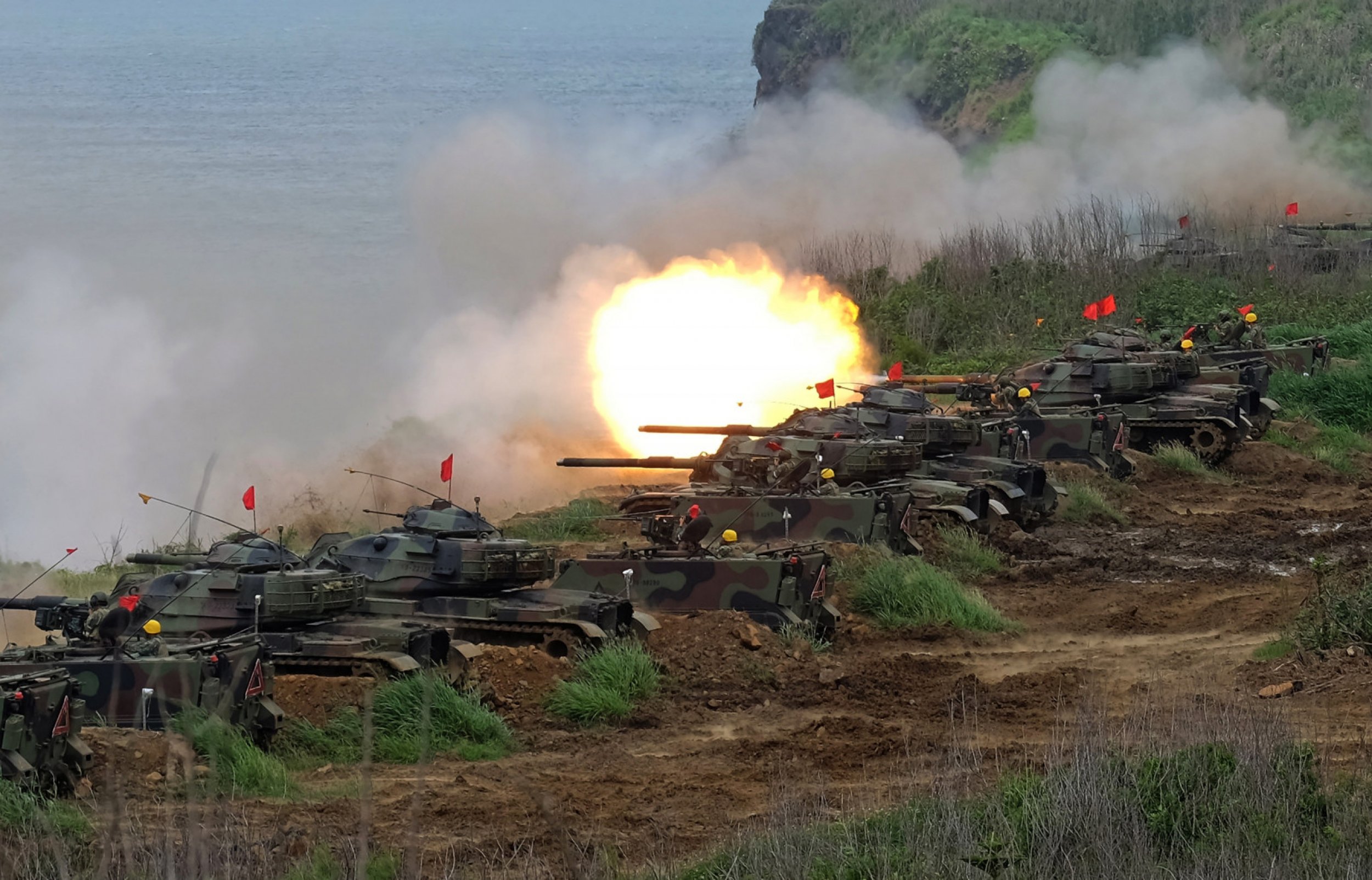 Taiwan Military Drill Stages Chinese Invasion Attack