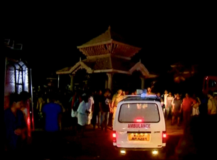 Kerala-temple-fire