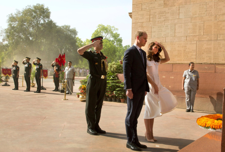 Prince William and his wife Catherine, the Duchess of Cambridge