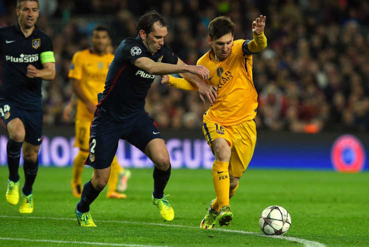 Lionel Messi, Diego Godin