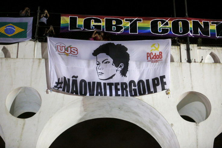 Dilma Rousseff banner
