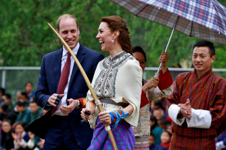 Britain's Catherine, Duchess of Cambridge and Prince William