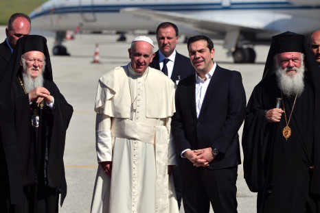 Pope Francis Refugee crisis Greece visit Lesbos