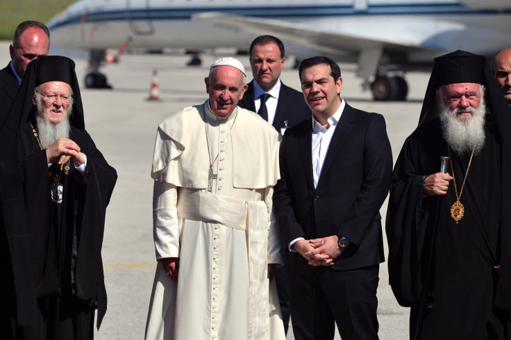 Pope Francis Refugee crisis Greece visit Lesbos