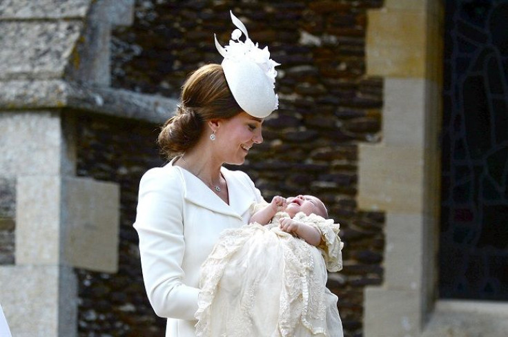 The Duchess of Cambridge with daughter Princess Charlotte