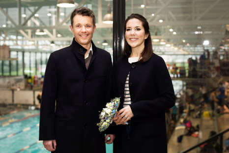 Denmark's Crown Princess Mary along with Crown Prince Frederik