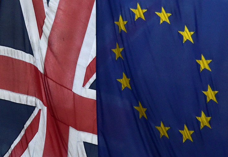 British Union and European Union Flags, Nov. 10, 2015