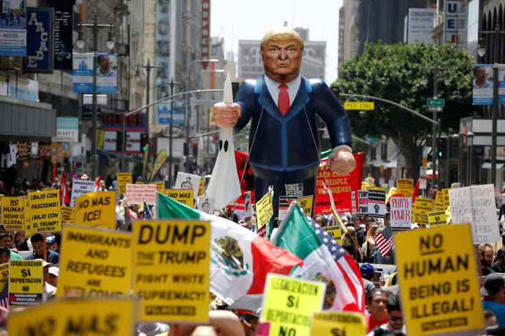 Donald Trump effigy