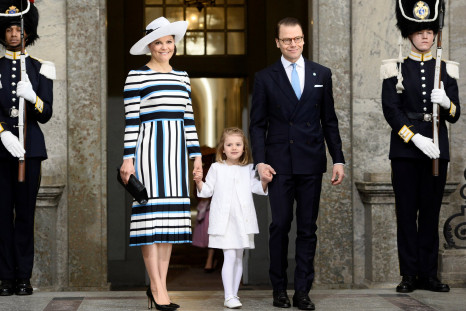 Swedish Crown Princess Victoria, Princess Estelle and Prince Daniel 