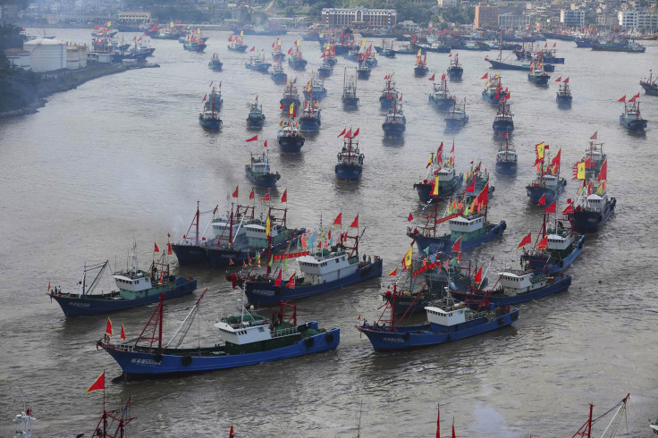 Chinese fishing boats