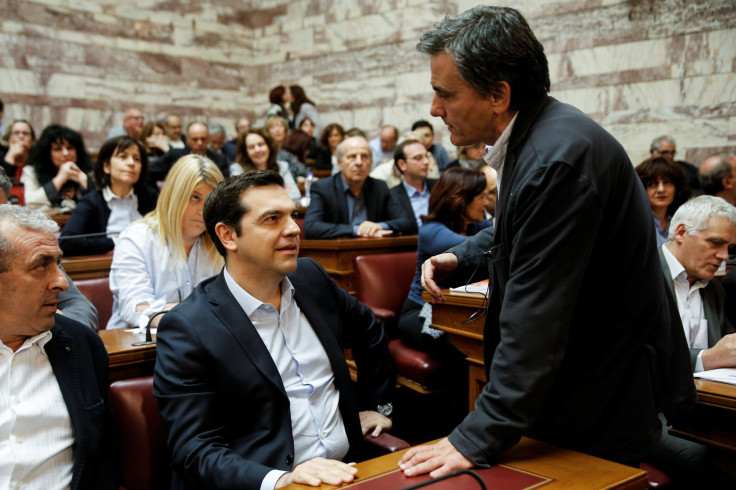 Greece’s Alexis Tsipras and Euclid Tsakalotos, Athens, May 6, 2016