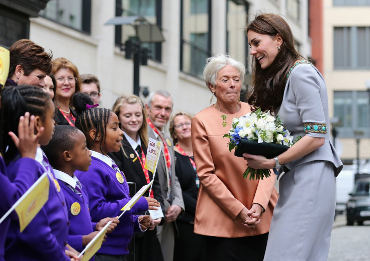 Kate Middleton in a Matthew Williamson design