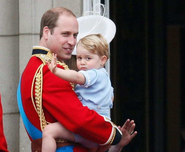 Prince William with son Prince George