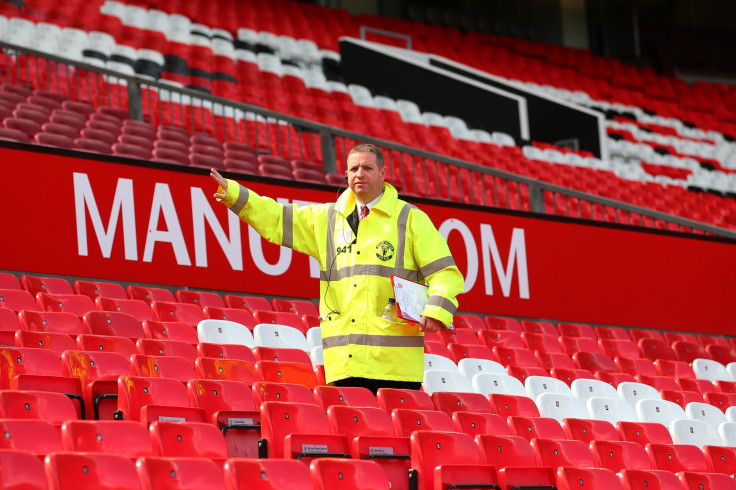 Old Trafford evacuation