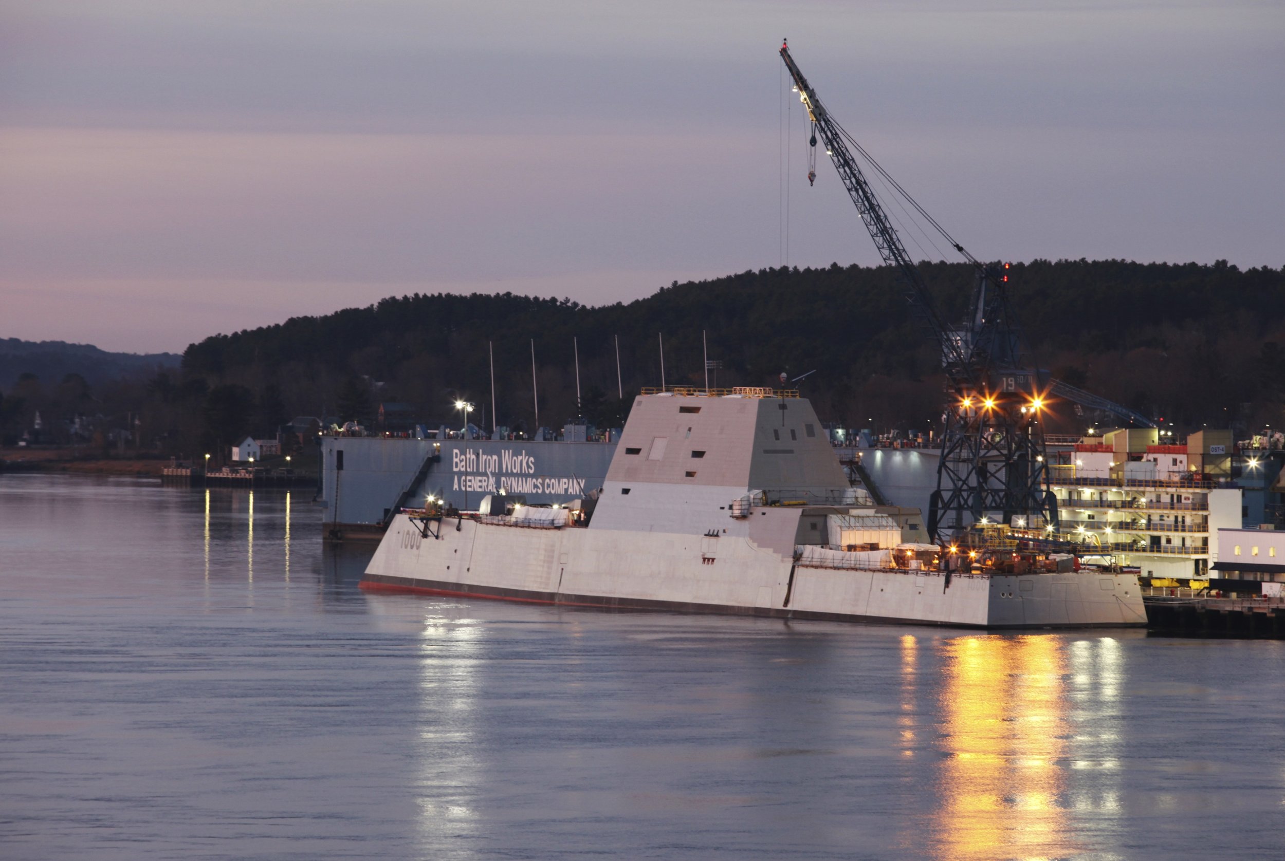 Us Navy Introduces Futuristic Destroyer Uss Zumwalt Is The Largest Of Its Class Ever Built For