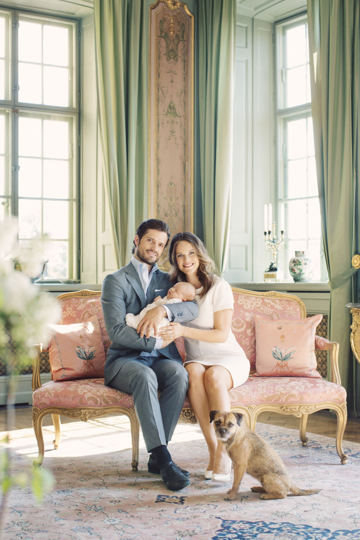 Prince Carl Philip and Princess Sofia with their son Prince Alexander