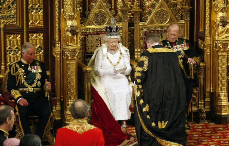 Britain's Queen Elizabeth at the State Opening of Parliament