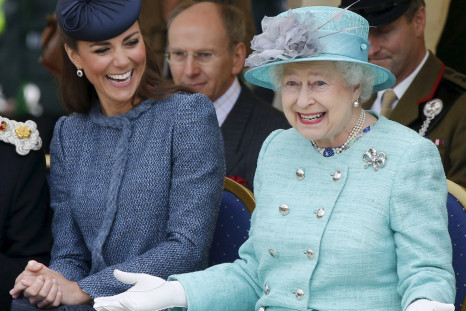 Catherine, Duchess of Cambridge and Queen Elizabeth