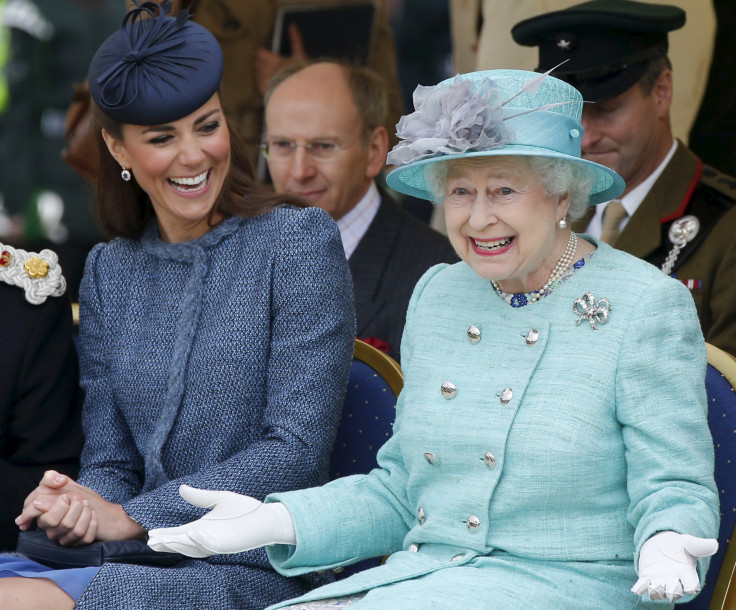 Catherine, Duchess of Cambridge and Queen Elizabeth