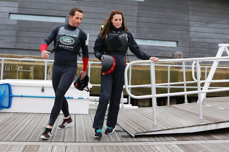 Ben Ainslie and Kate Middleton