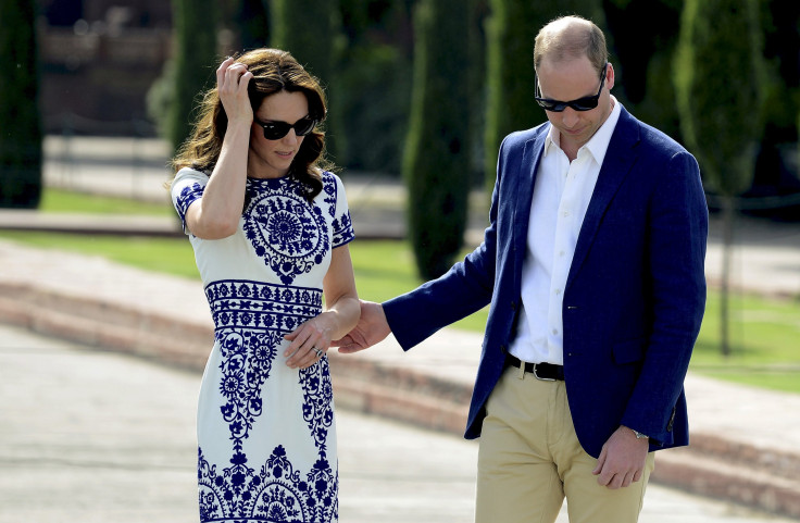 Prince William and his wife Kate Middleton