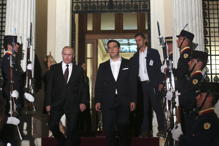 Putin Tsipras in Athens