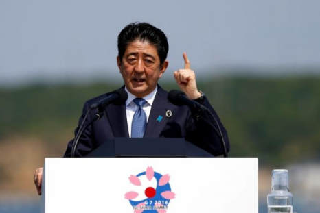 Japanese Prime Minister Shinzo Abe, Shima, Japan, May 27, 2016