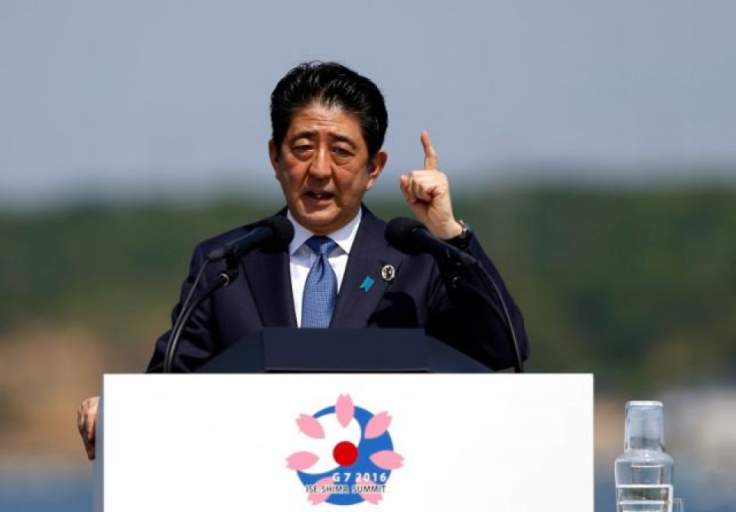 Japanese Prime Minister Shinzo Abe, Shima, Japan, May 27, 2016
