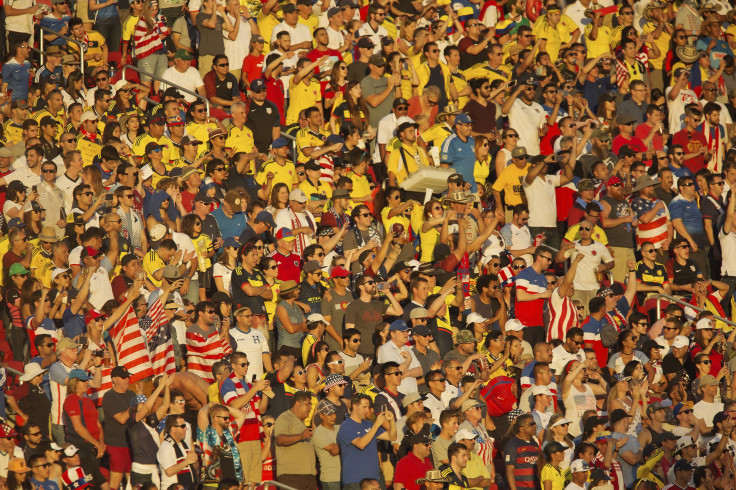 Colombia vs USA Copa America fans