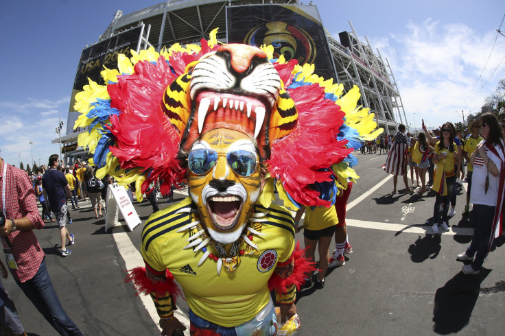 Colombia soccer fan