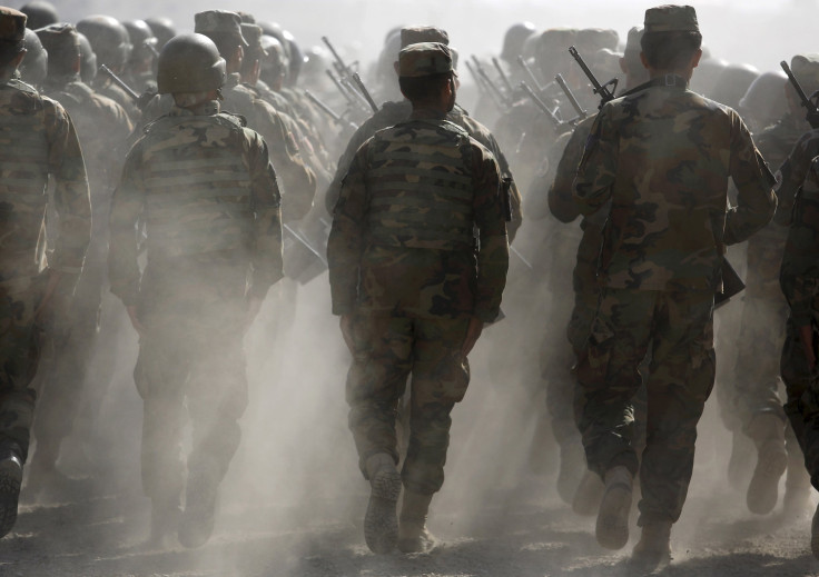 Afghan troops