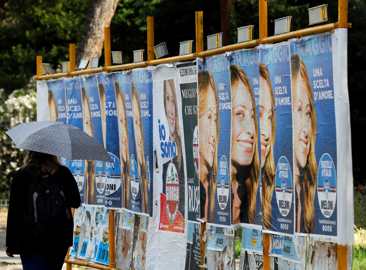 Candidate posters in Rome
