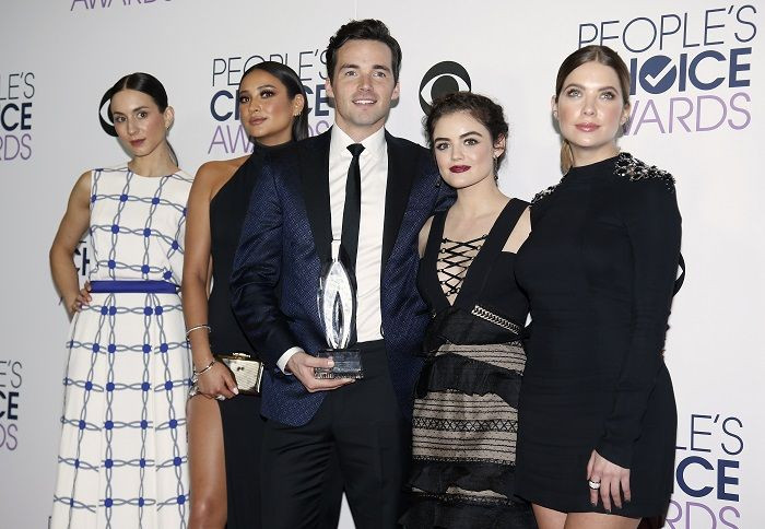 The cast of "Pretty Little Liars"