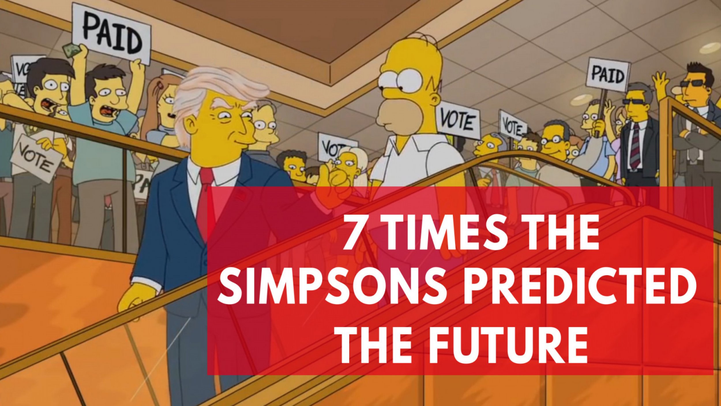Seven Times The Simpsons Predicted The Future 