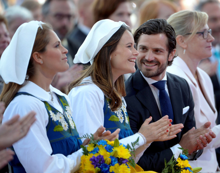 Princess Sofia wears the traditional Swedish headscarf for the first time