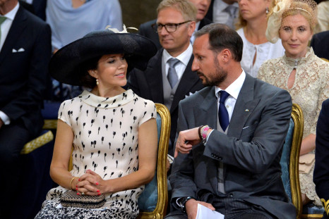 Crown Princess Mary of Denmark with Crown Prince Haakon of Norway