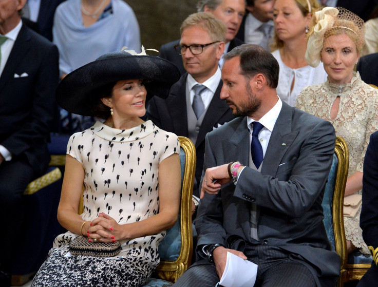 Crown Princess Mary of Denmark with Crown Prince Haakon of Norway