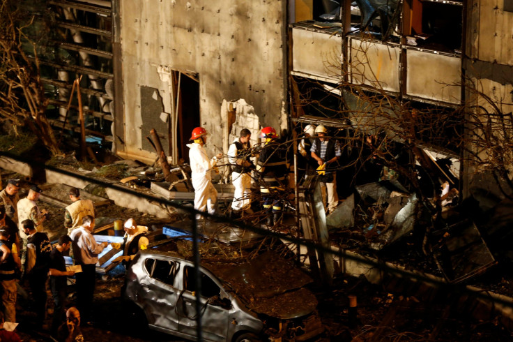 Beirut blast site