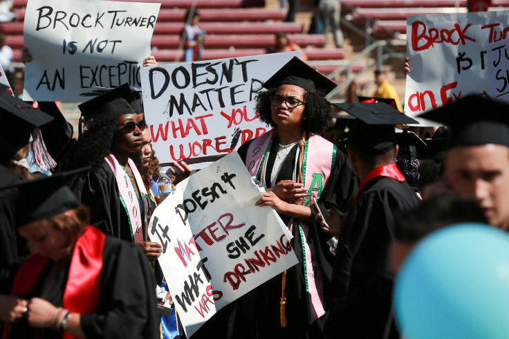 Stanford protest signs